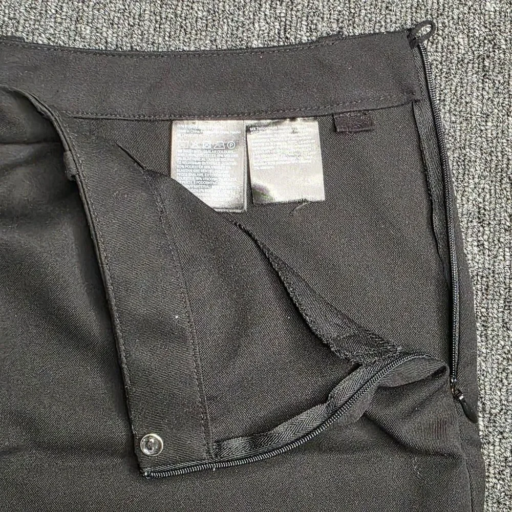 H&M Divided Women’s 10 Black Mini Straight Skirt Side Zip